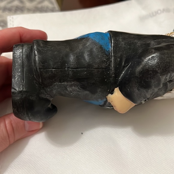 Vintage HARLEY DAVIDSON Biker Gnome  Motorcycle Leather Man Cave Decor - Picture 16 of 16